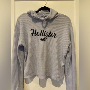 Hollister Waffle Hoodie Light Blue
Size S
$10